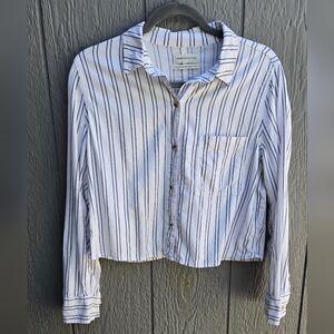 Urban Outfitters Pin Striped Crop Top